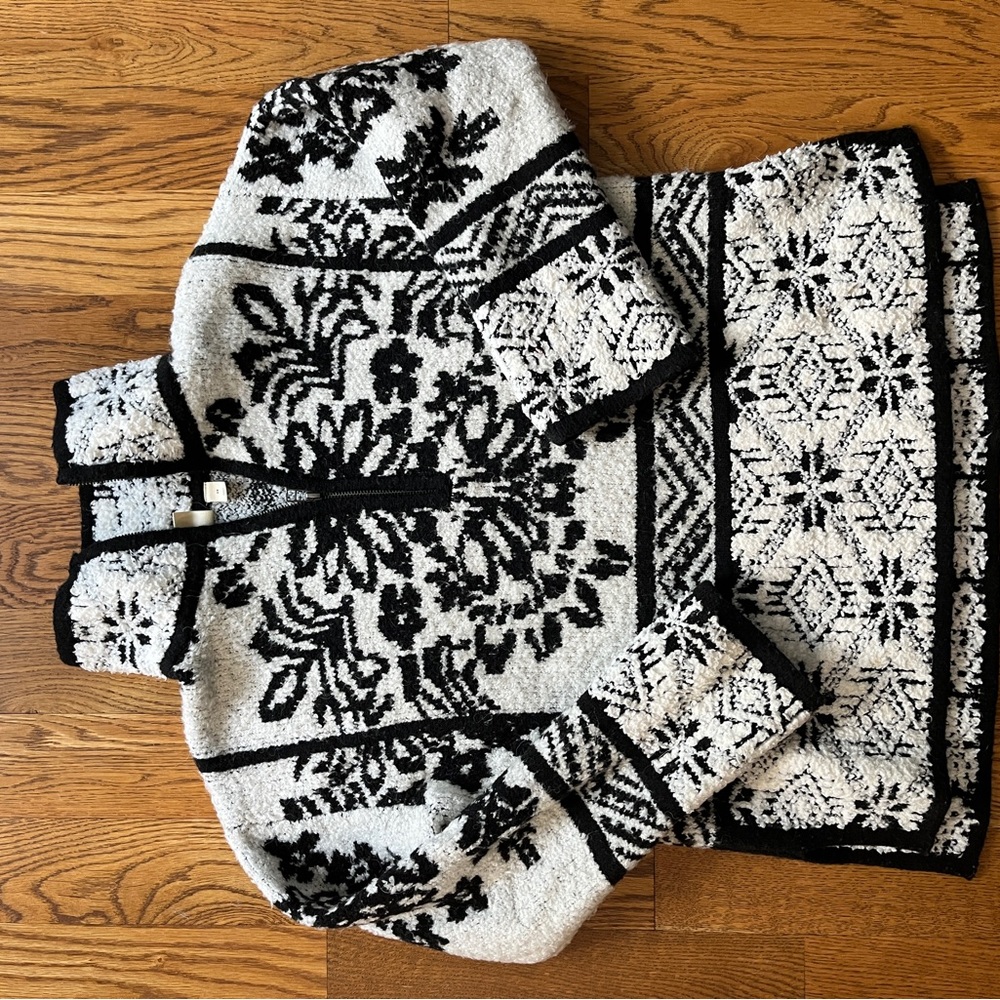 Moth by Anthropologie Quarter Zip Sweater